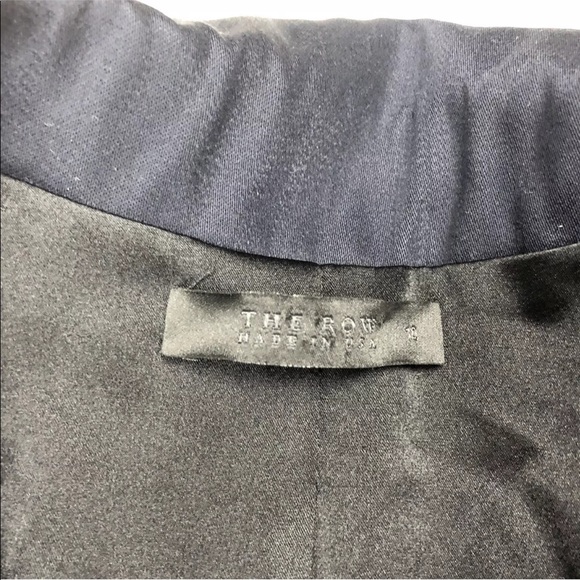 The Row navy blue wool-blend Schoolboy blazer - Picture 6 of 8